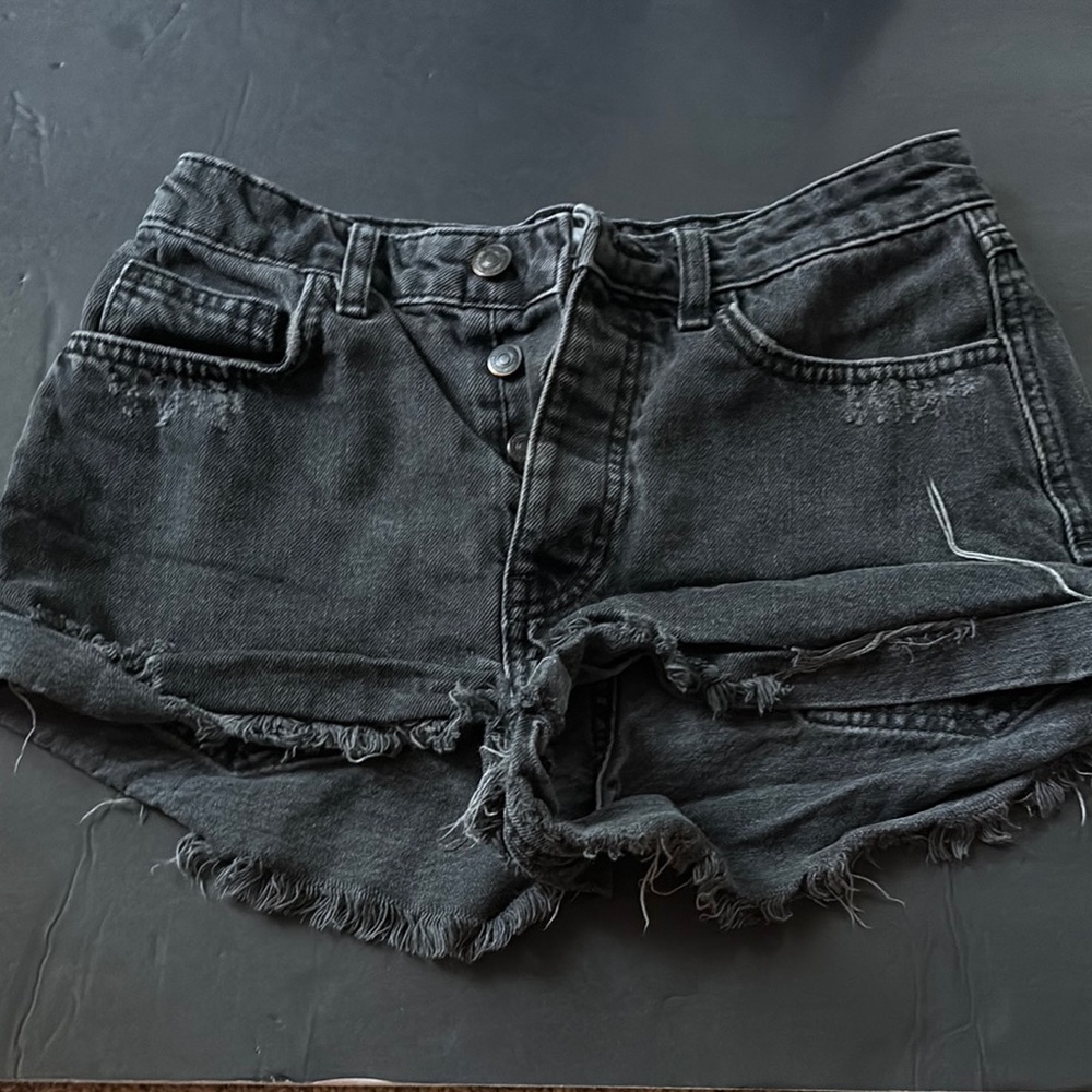 Forever 21 Charcoal Jean Shorts